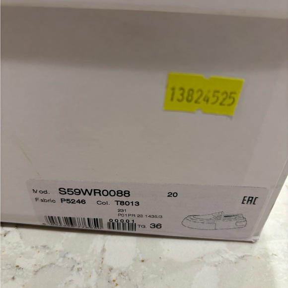 WOMEN'S MM6 MAISON MARGIELA SLIP ON PLATFORM SNEAKERS SIZE 6 BLACK *WORN ONCE* - Picture 10 of 10